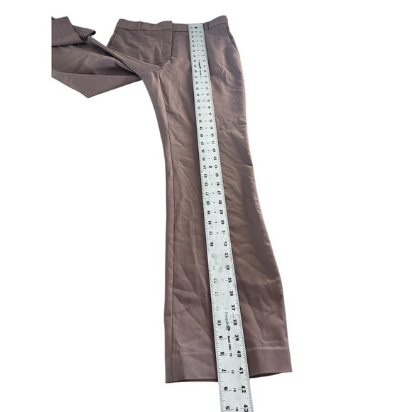 Aritzia Publish Trousers Pants Womens 8 Brown High Rise Bootcut Tailored Office - Picture 12 of 16